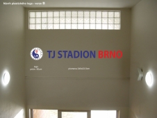 Plastické logo STADION BRNO-na schodiště ver.B