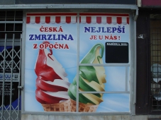 Zmrzlina Křenová - foto polepu