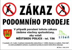 Náhled samolepky Zákaz podomniho prodeje A5